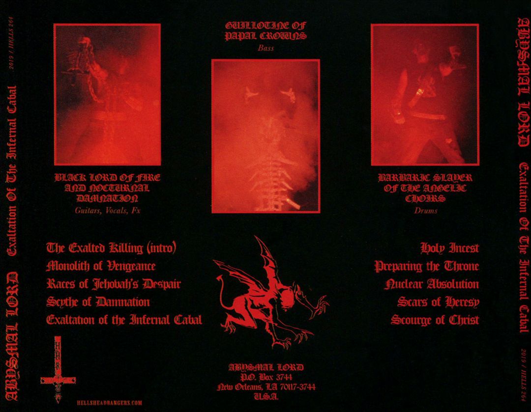 Exaltation of the Infernal Cabal cover art