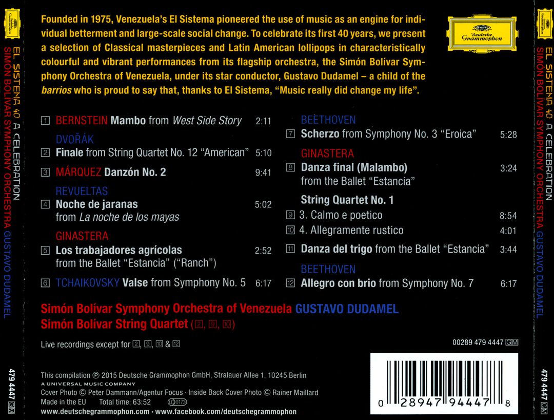 Sistema 40: A Celebration cover art