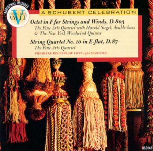 Schubert: Octet in F; String Quartet No.10 cover art