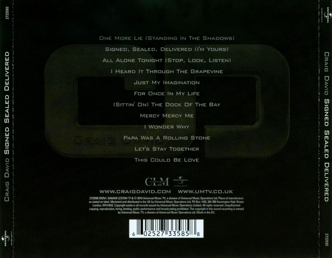 Signed Sealed Delivered cover art