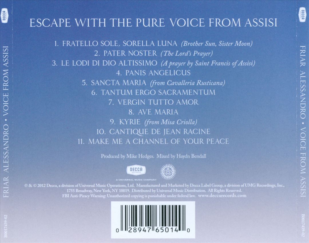 Voice from Assisi cover art