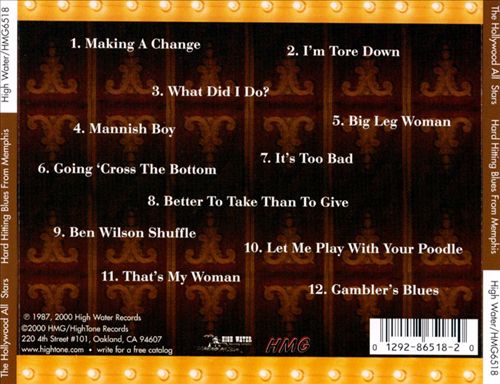 Hard Hitting Blues from Menphis cover art