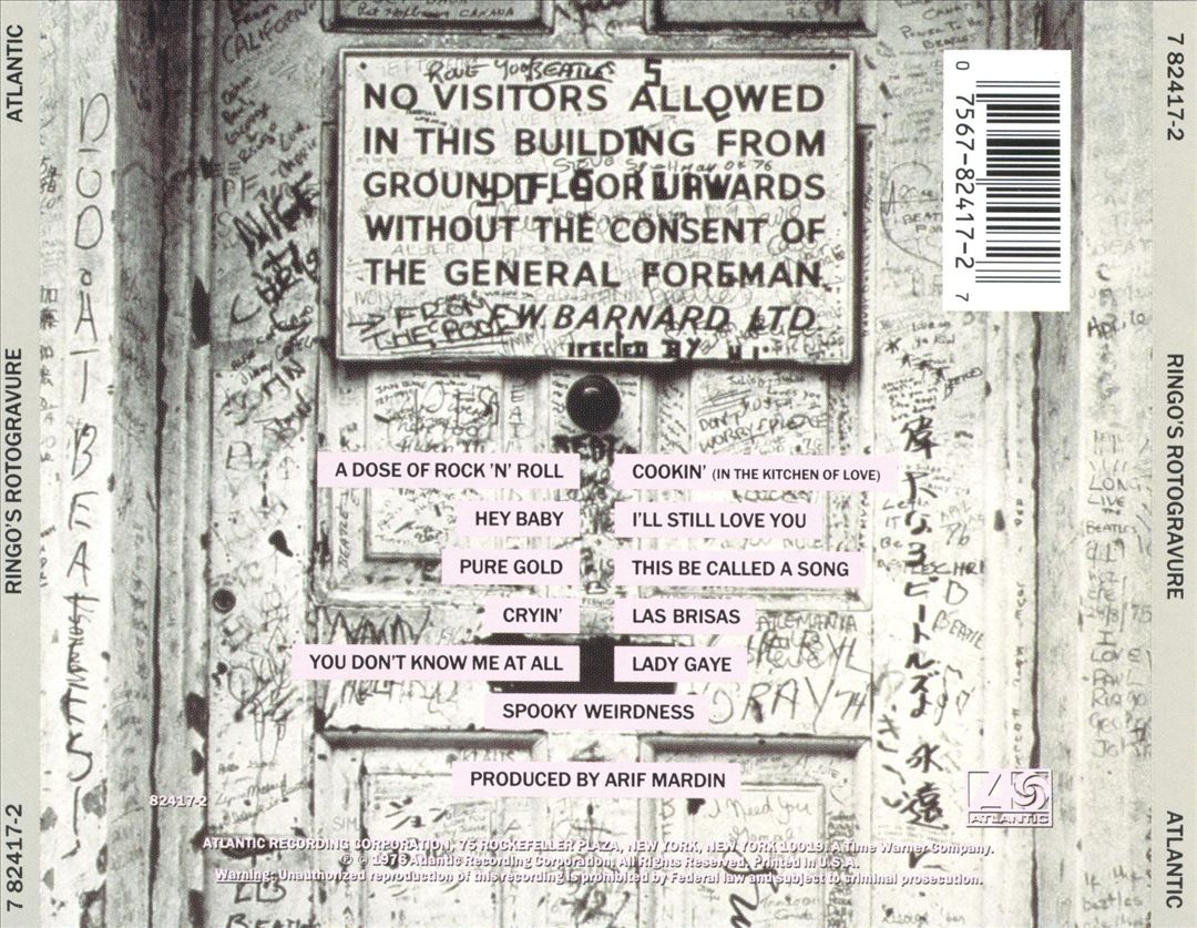 Ringo's Rotogravure cover art