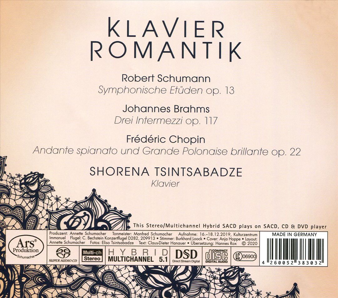 Klavier Romantik: Schumann, Brahms, Chopin cover art