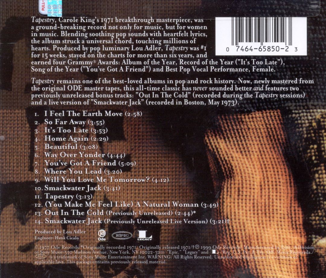 Tapestry [Bonus Tracks] cover art
