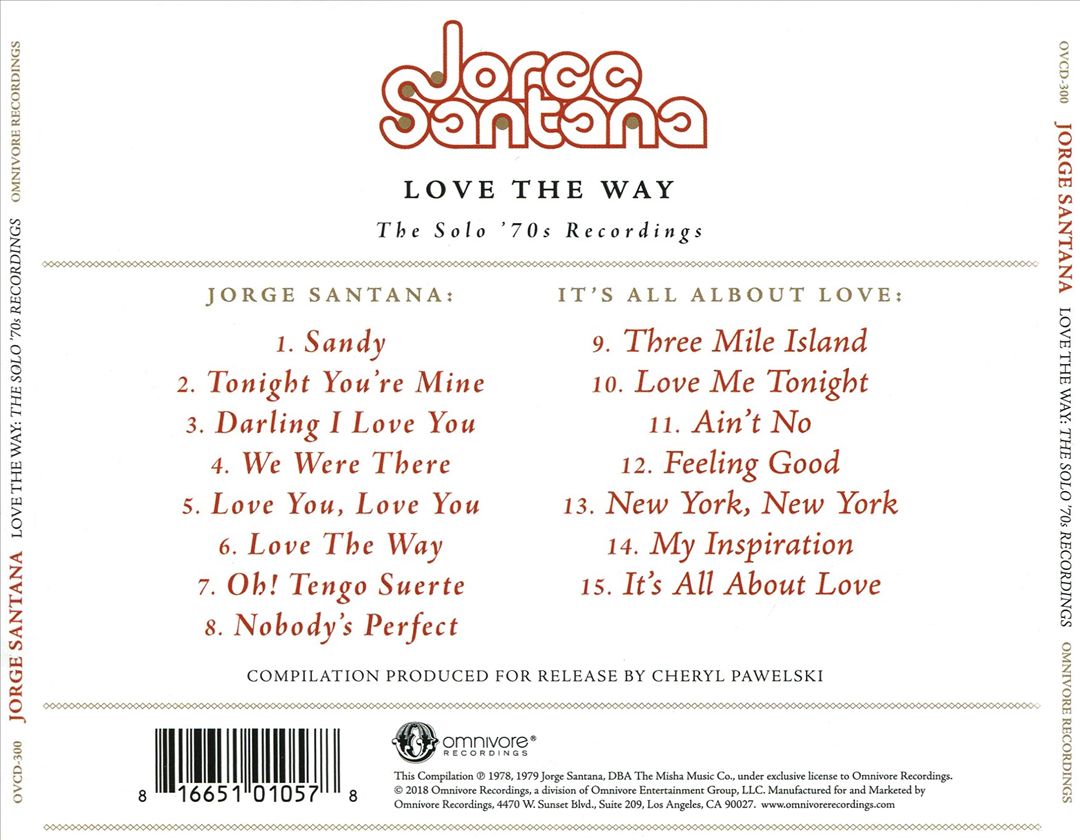 Love the Way: The Solo '70s Recordings cover art