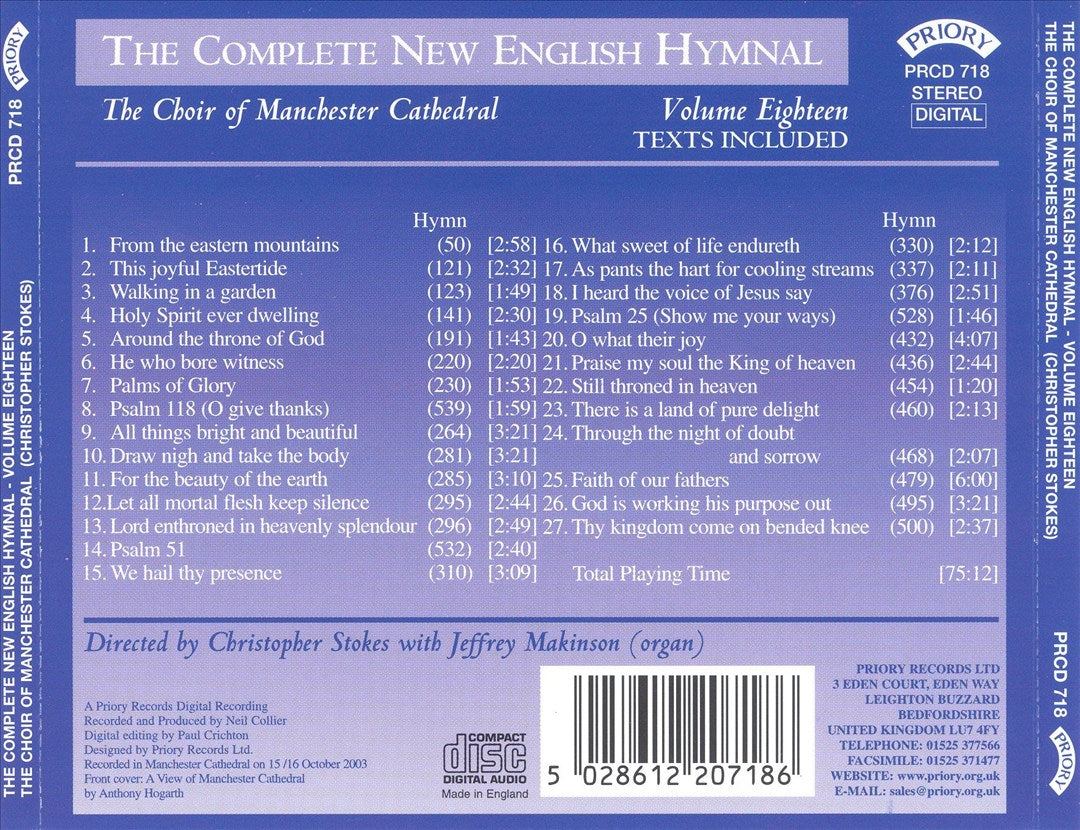 Complete New English Hymnal, Vol. 18 cover art
