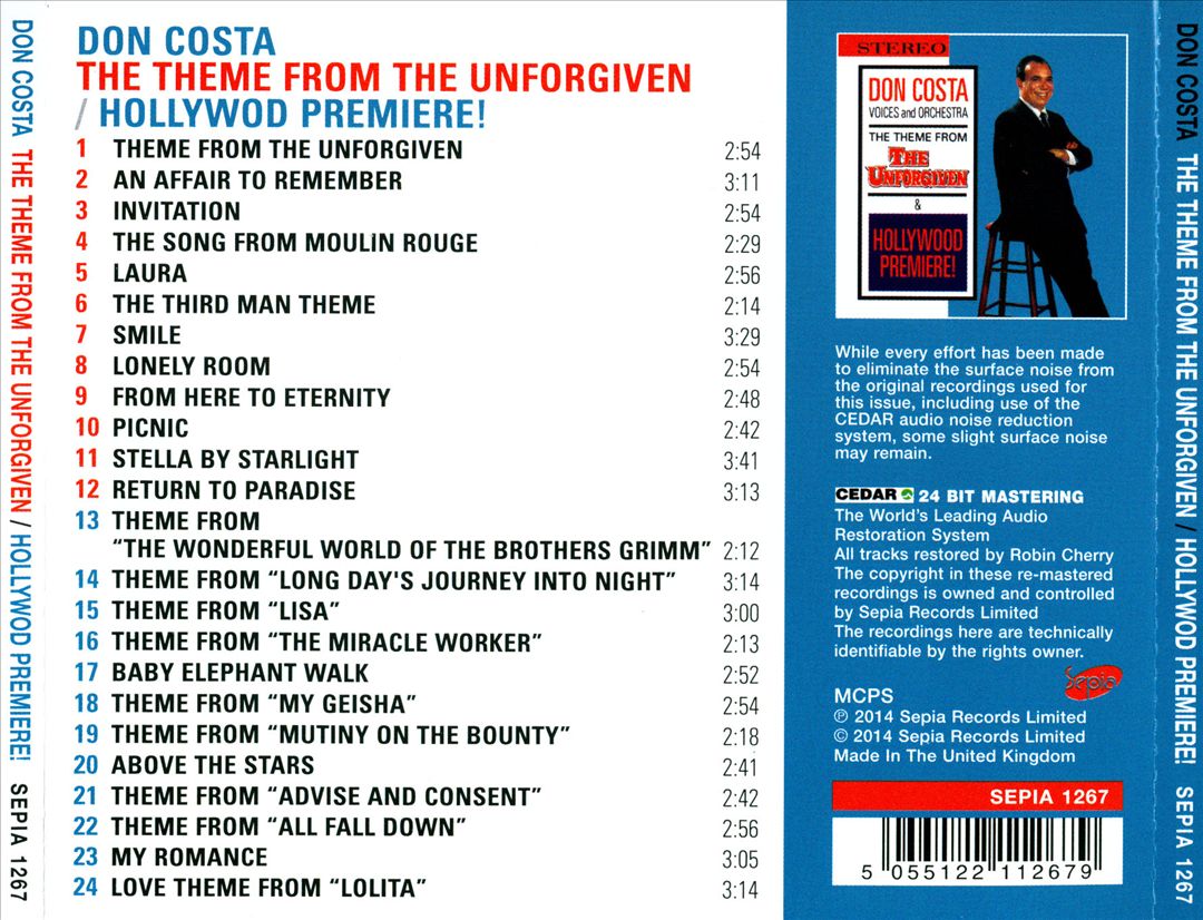Theme from the Unforgiven/Hollywood Premiere! cover art