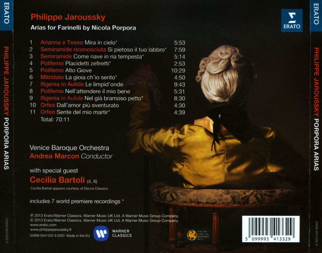 Nicola Porpora: Arias cover art