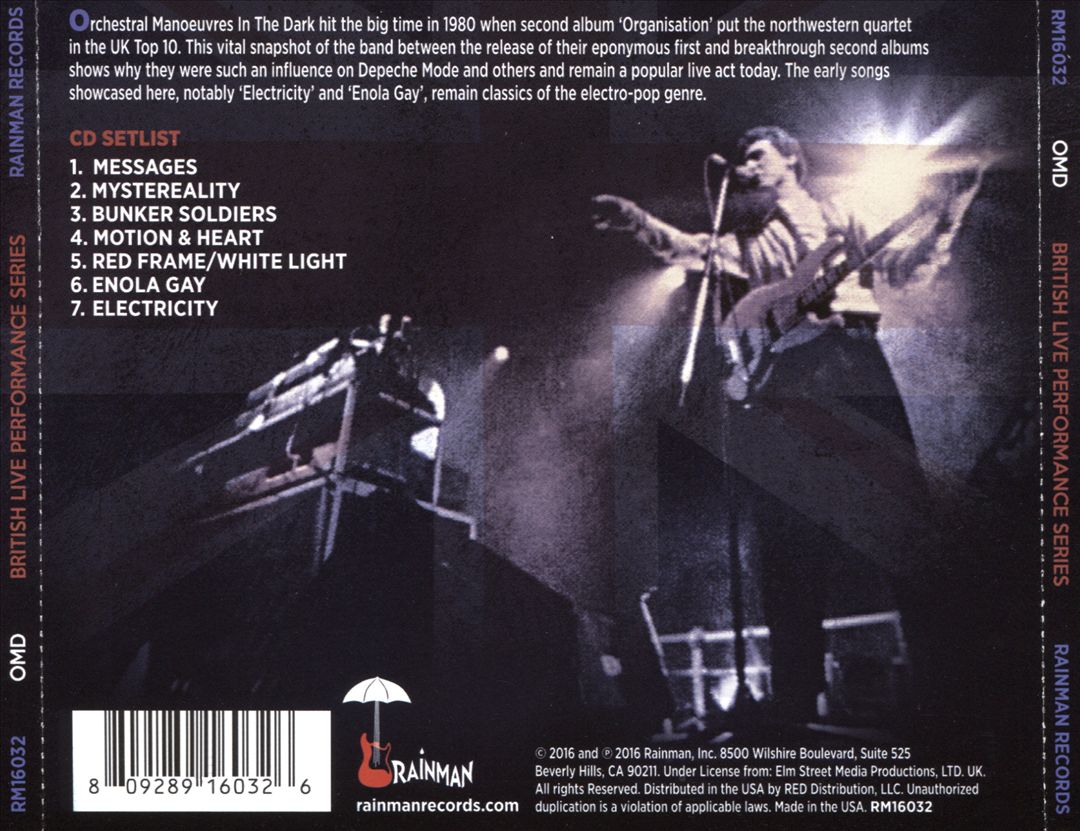 British Live Performance Series cover art