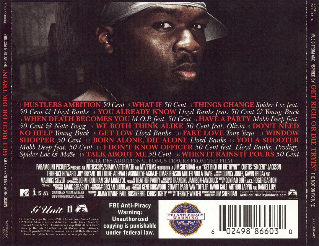 Get Rich or Die Tryin' [Music From and Inspired By the Motion Picture] cover art
