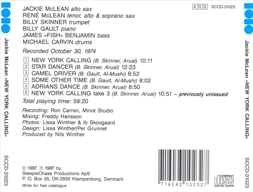 New York Calling cover art