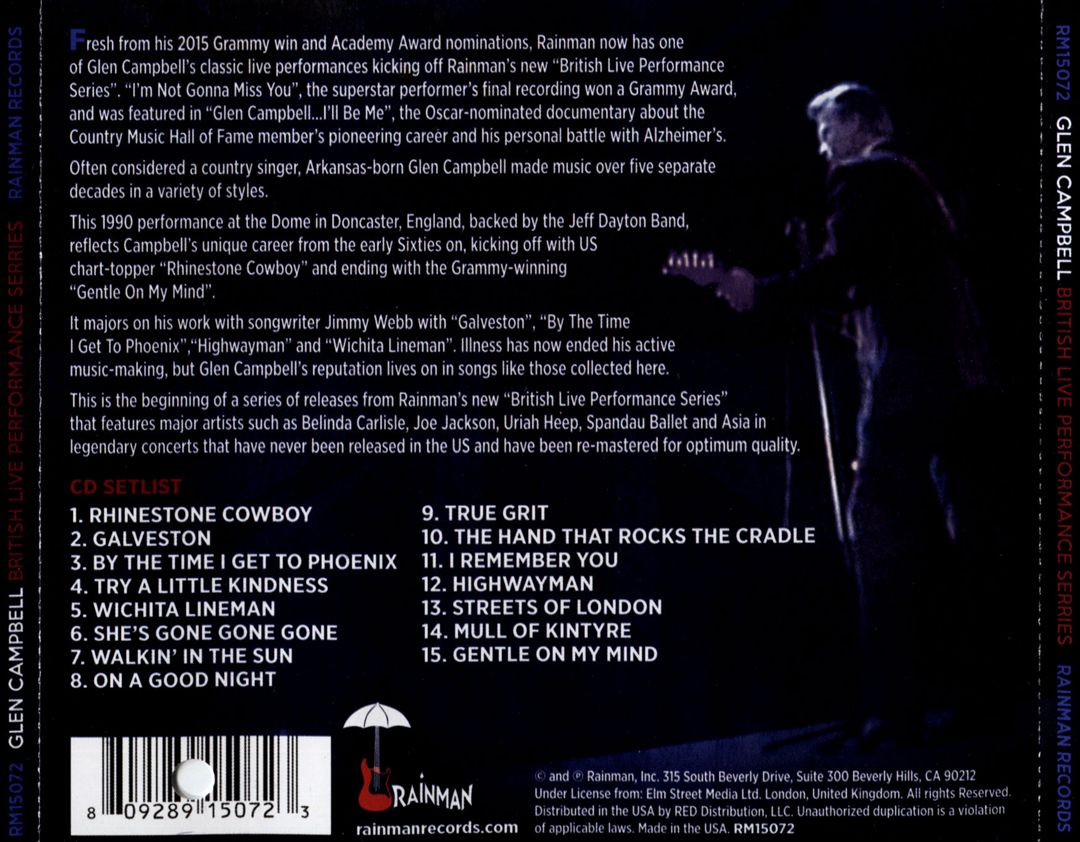 British Live Performance Series cover art
