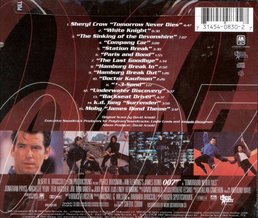 Tomorrow Never Dies [Music from the Motion Picture] cover art