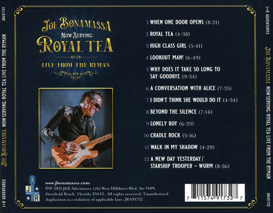 Now Serving: Royal Tea [Live From the Ryman] cover art