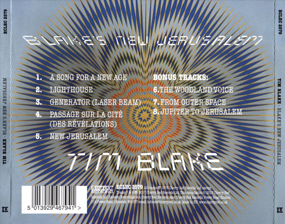 Blake's New Jerusalem [Remastered & Expanded Edition] cover art