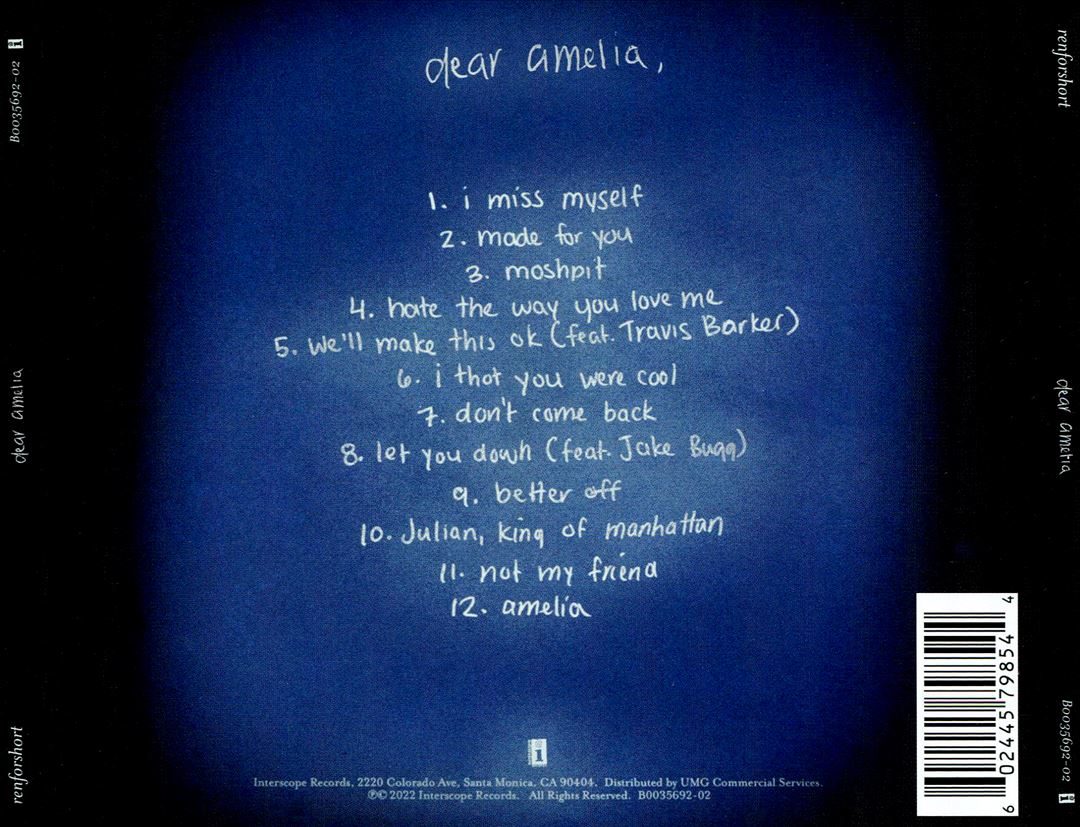 Dear Amelia cover art