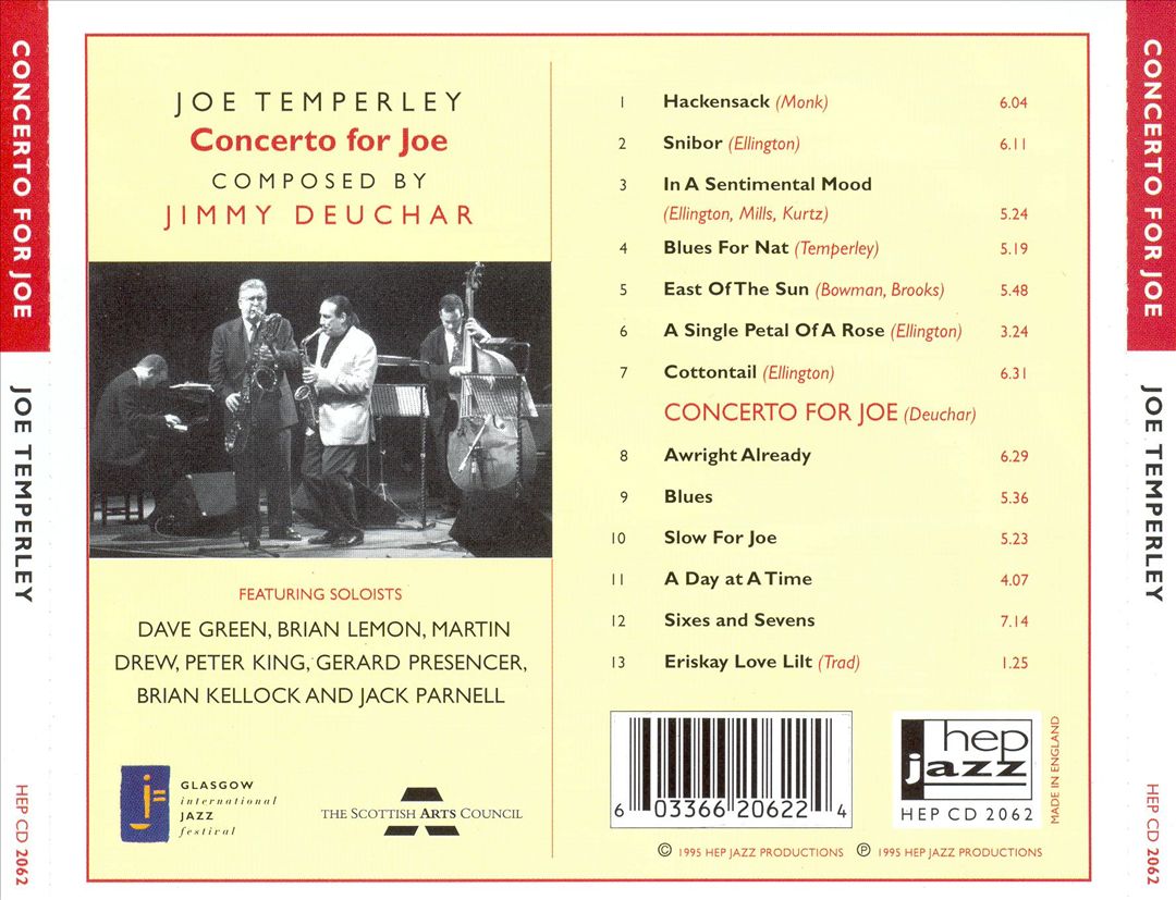 Concerto for Joe cover art