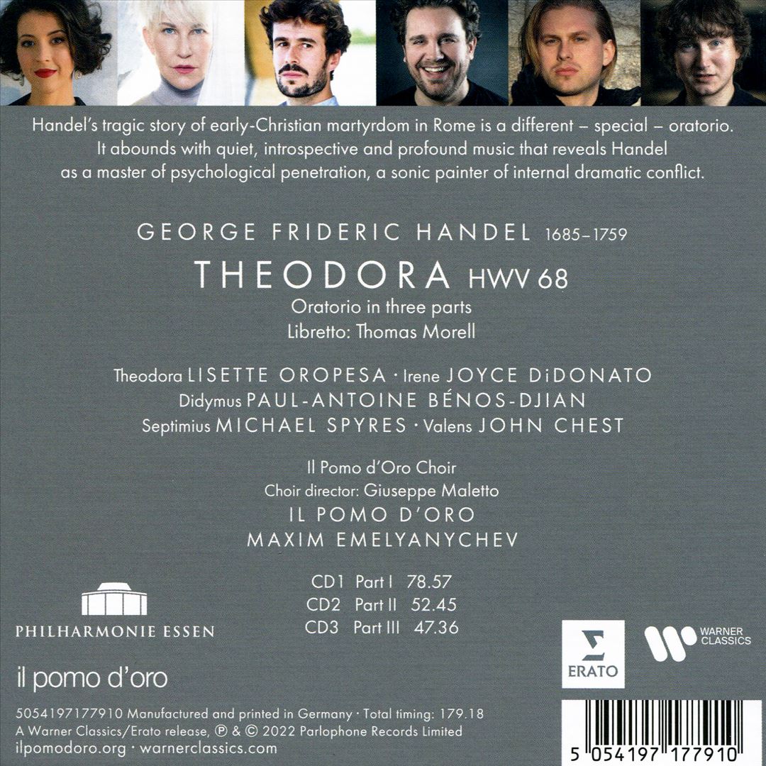 Handel: Theodora cover art