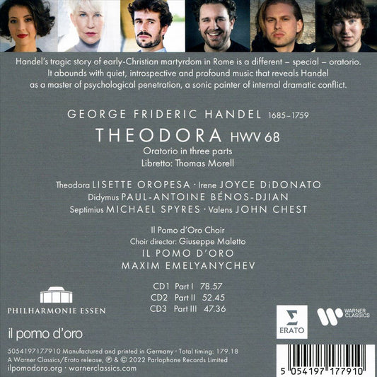 Handel: Theodora cover art