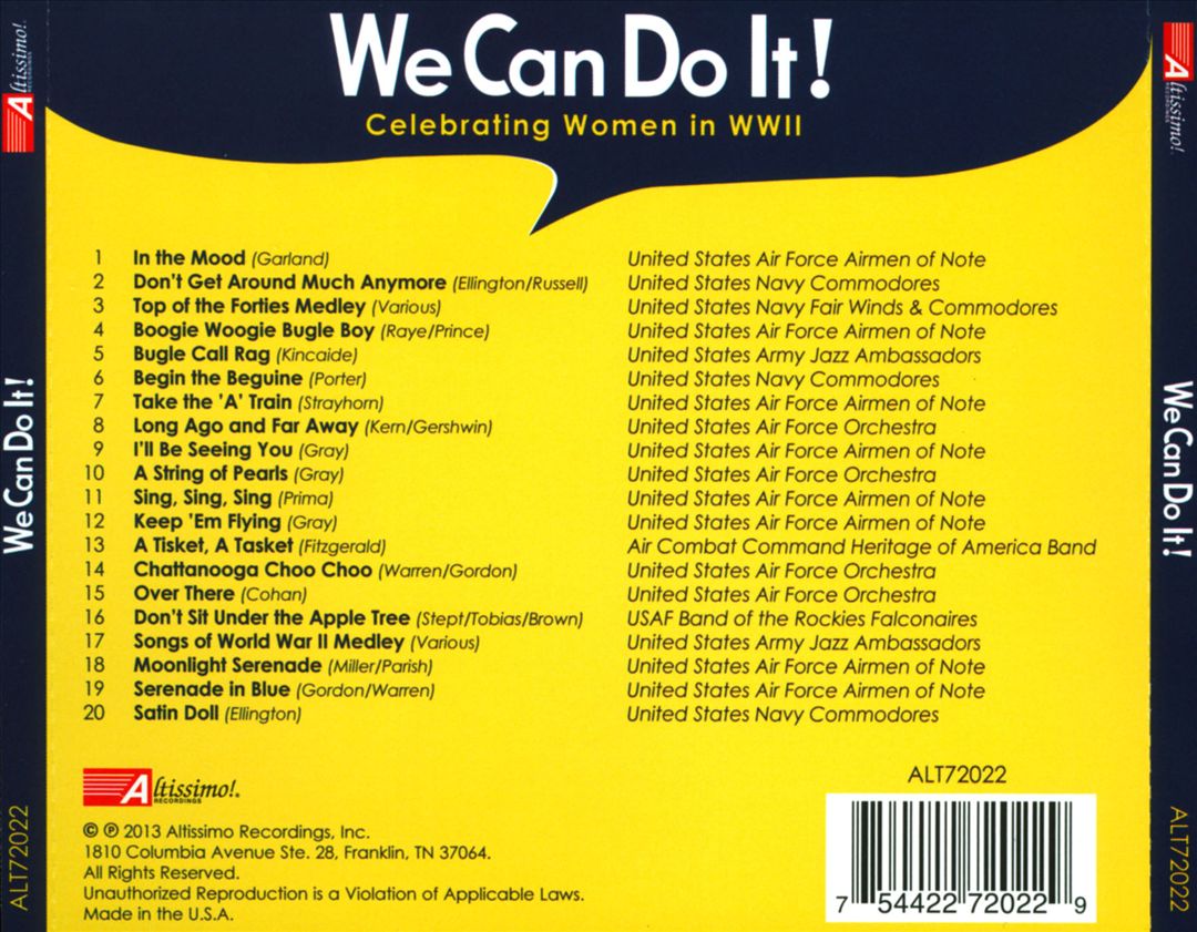 We Can Do It: Celebrating Women in WWII cover art