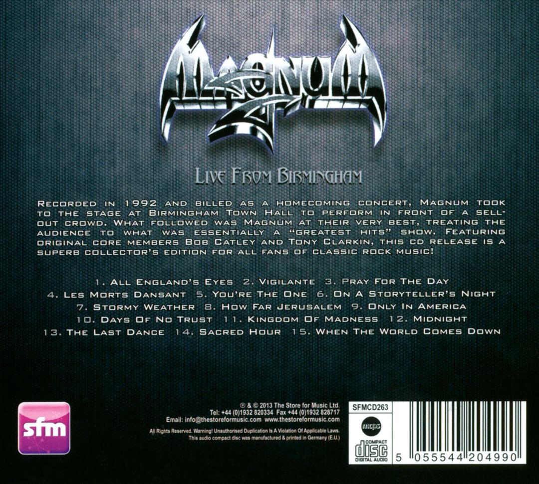 Live from Birmingham cover art