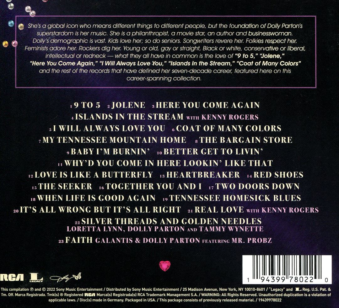 Diamonds & Rhinestones: The Greatest Hits Collection cover art