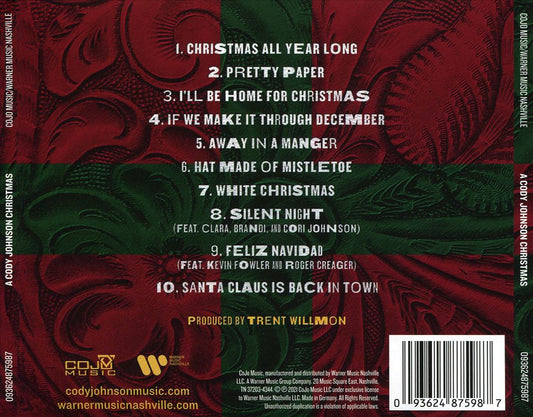 Cody Johnson Christmas cover art
