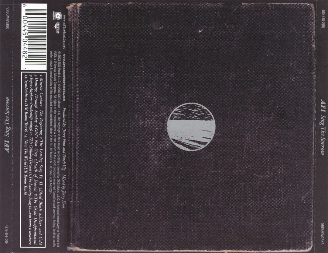 Sing the Sorrow [UK Bonus Tracks] cover art