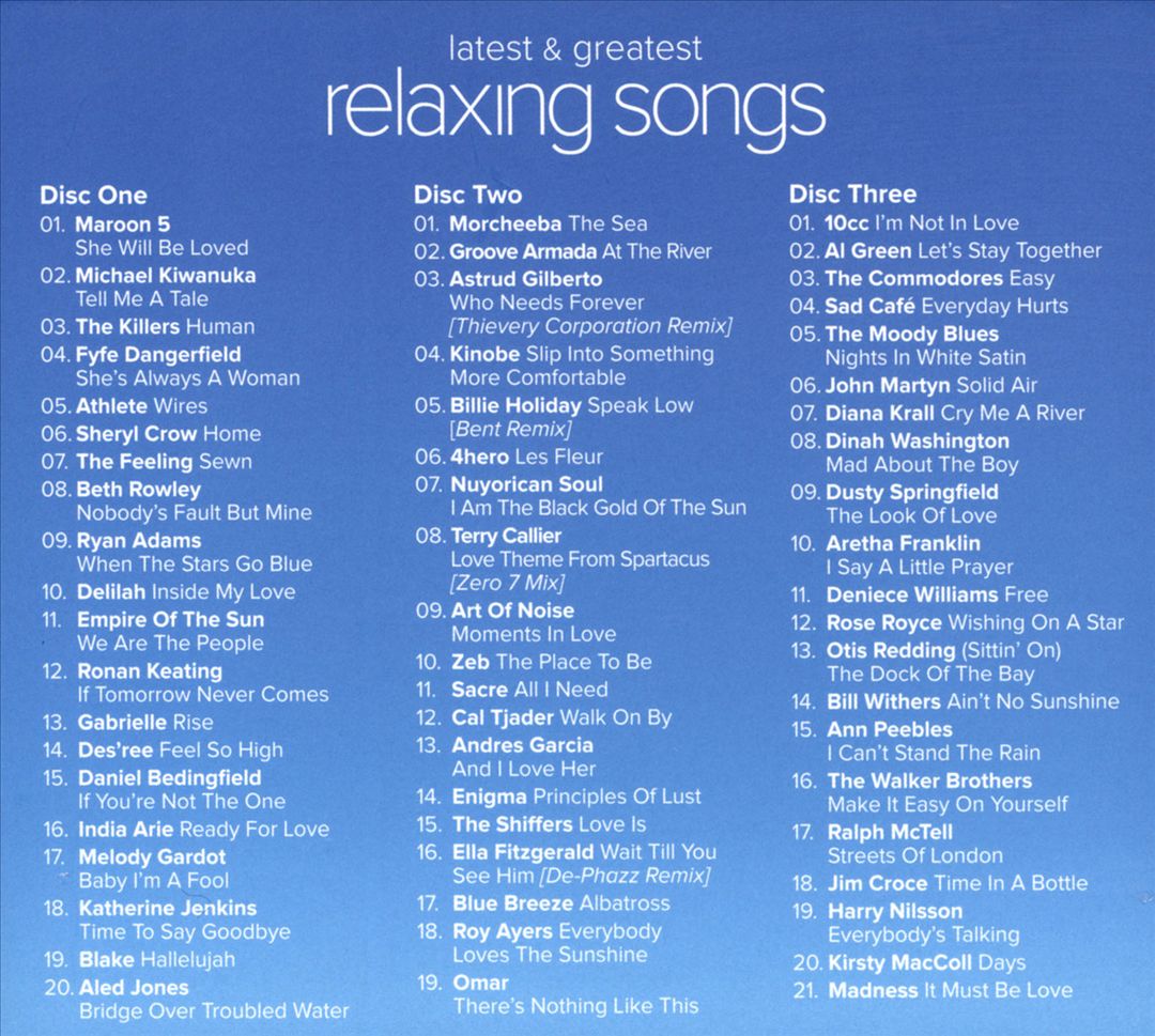 Latest and Greatest Relaxing Songs cover art