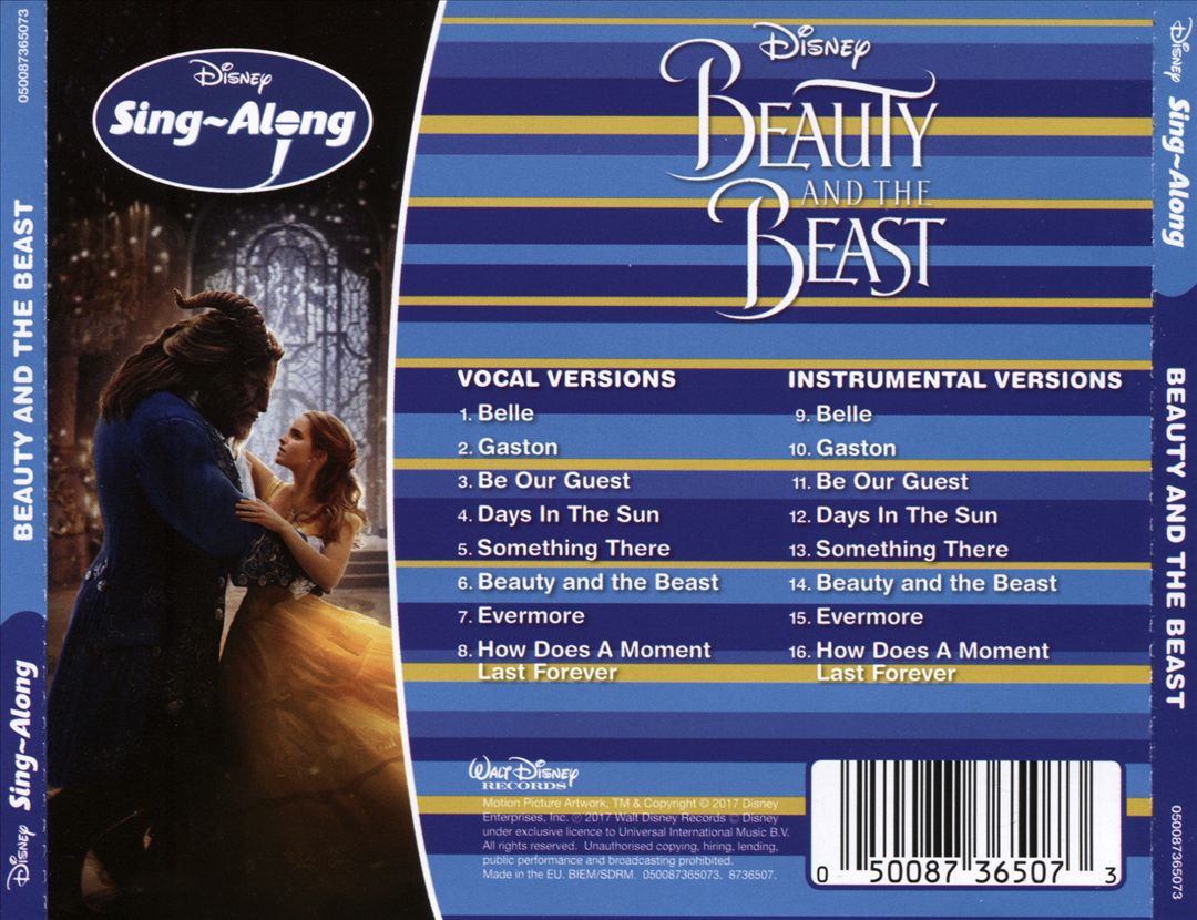 Disney Sing-Along: Beauty and the Beast [2017] cover art