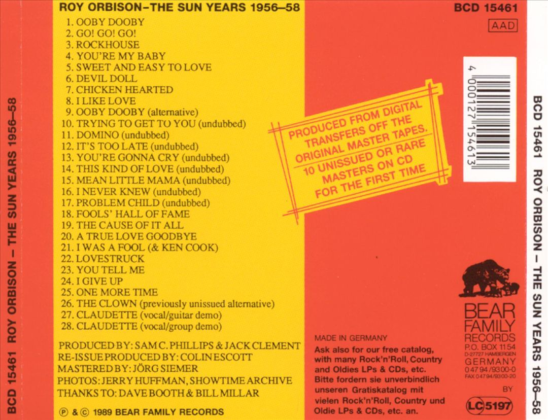Sun Years, 1956-1958 cover art