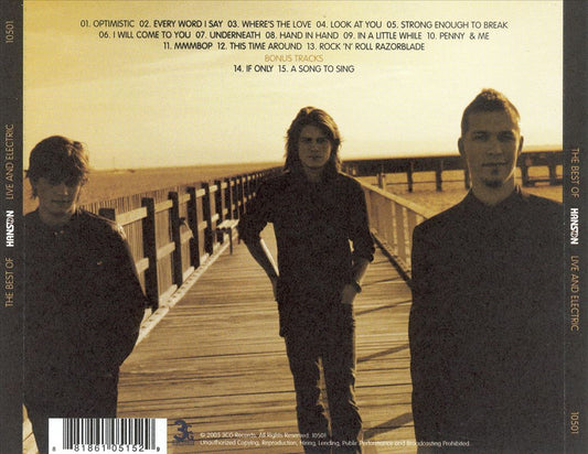 The Best of Hanson: Live and Electric [Bonus Tracks] cover art