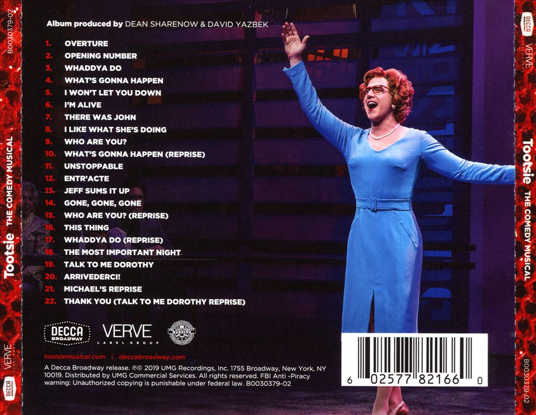 Tootsie [Original Broadway Cast Recording] cover art