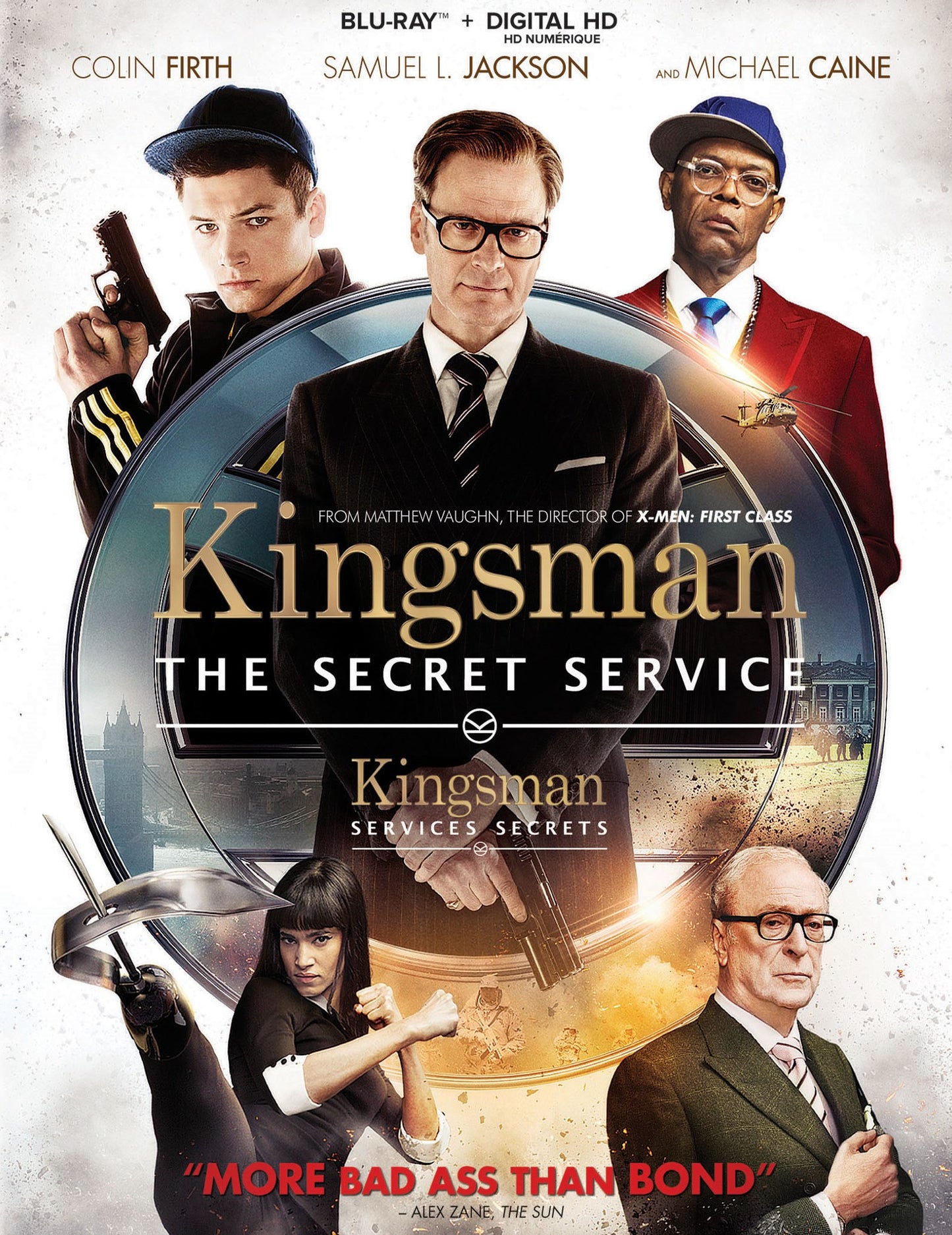 Kingsman: The Secret Service [Blu-ray] cover art