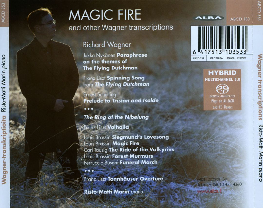 Magic Fire and Other Wagner Transcriptions cover art