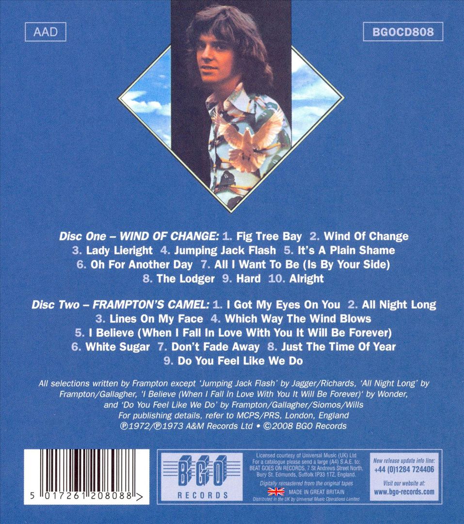 Wind of Change/Frampton's Camel cover art