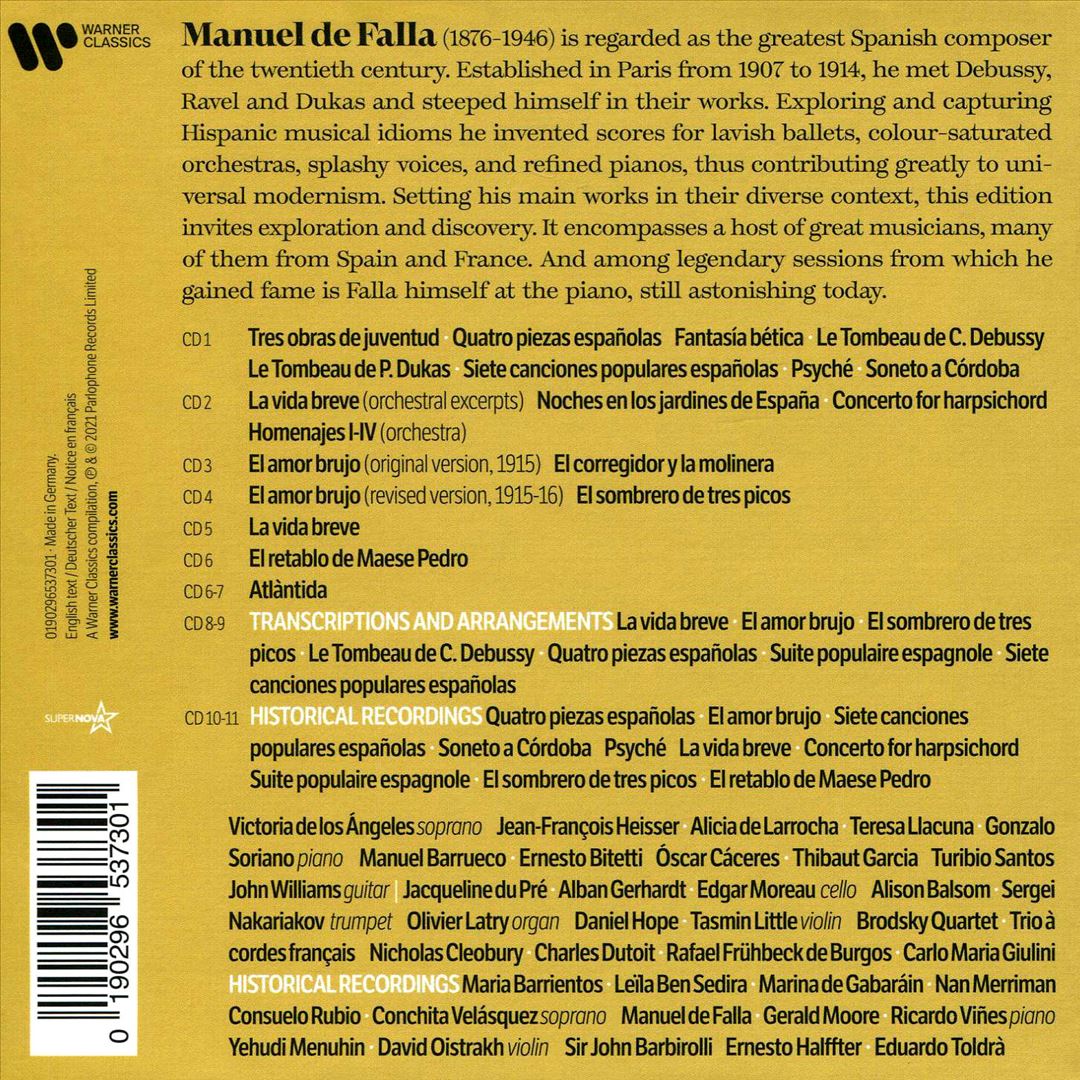 Manuel de Falla: The Spanish Soul cover art