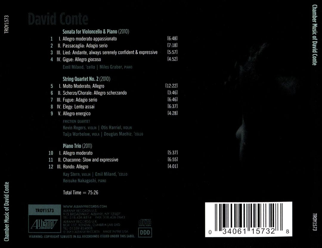 Chamber Music of David Conte cover art