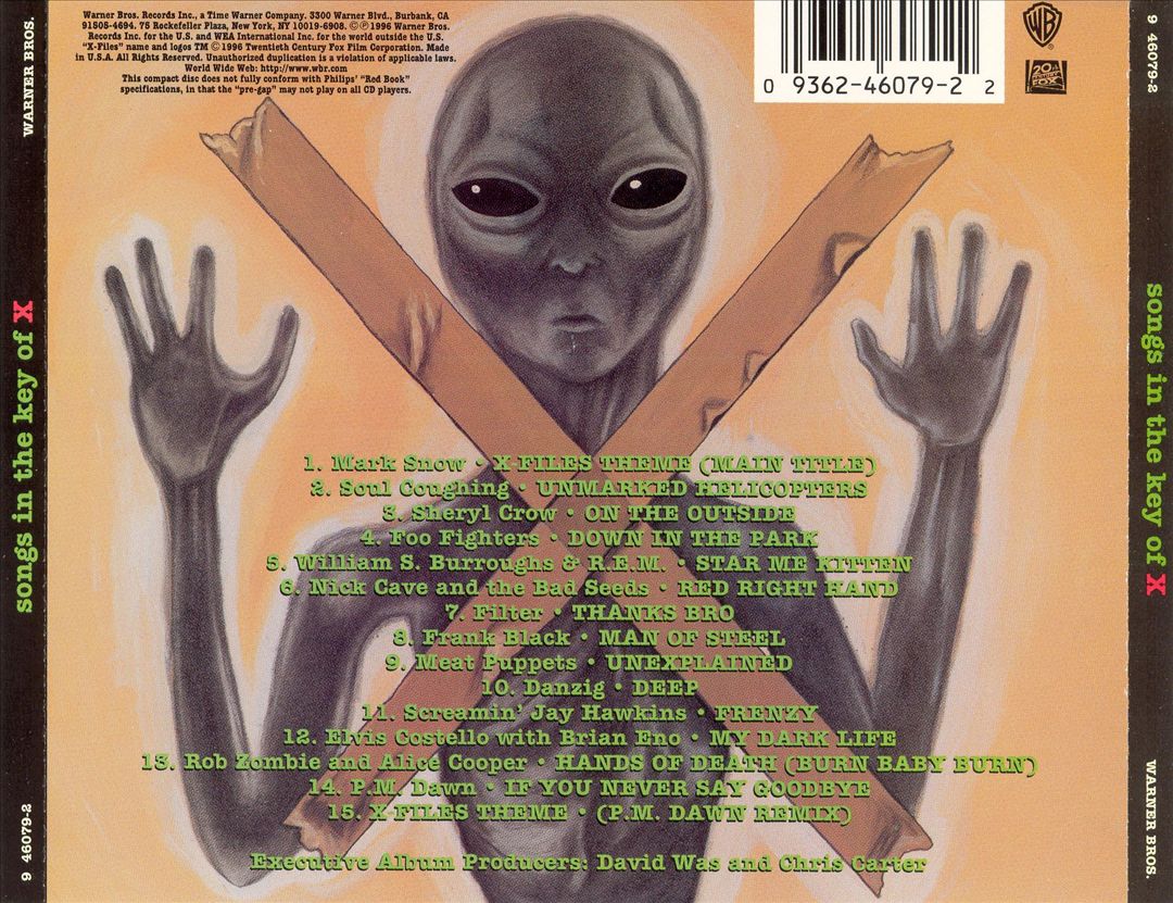 Songs in the Key of X: Music from and Inspired by 'the X-Files' cover art