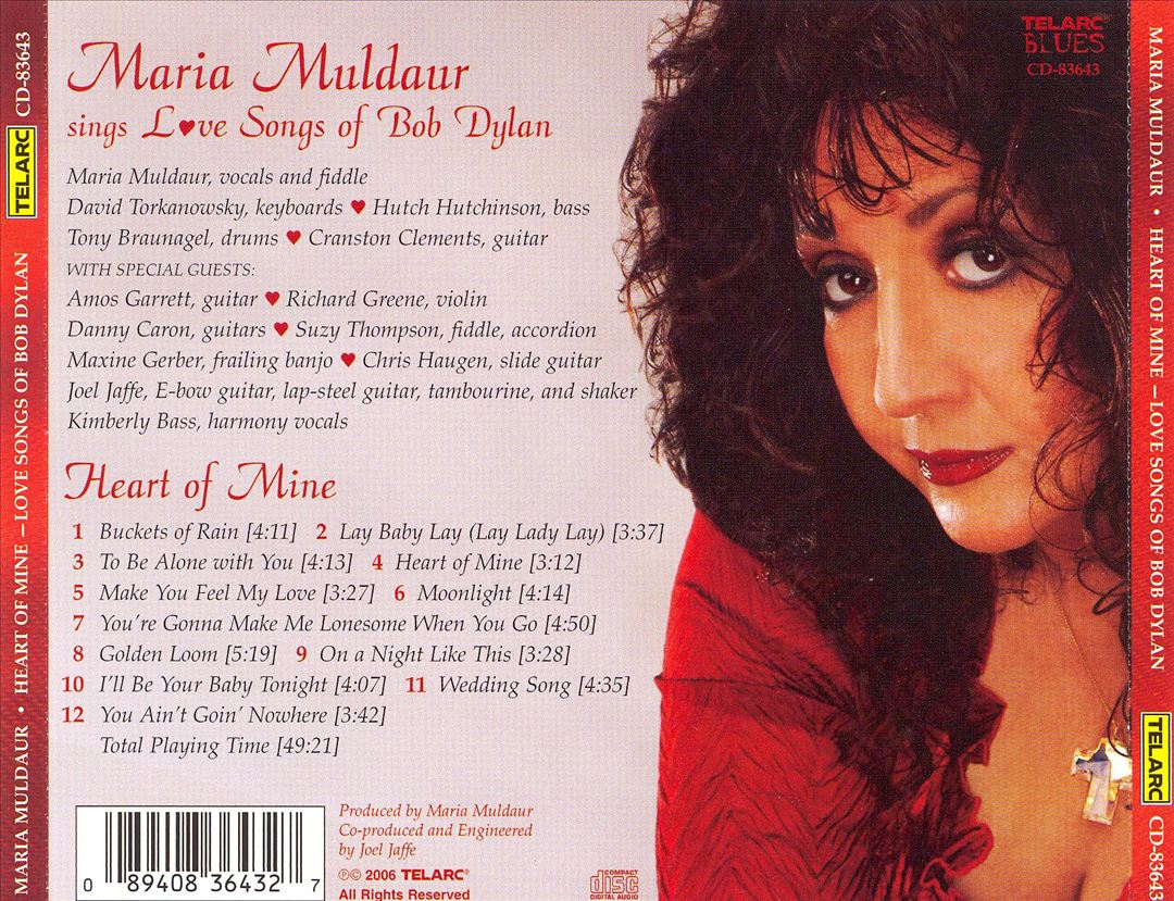 Heart of Mine: Love Songs of Bob Dylan cover art