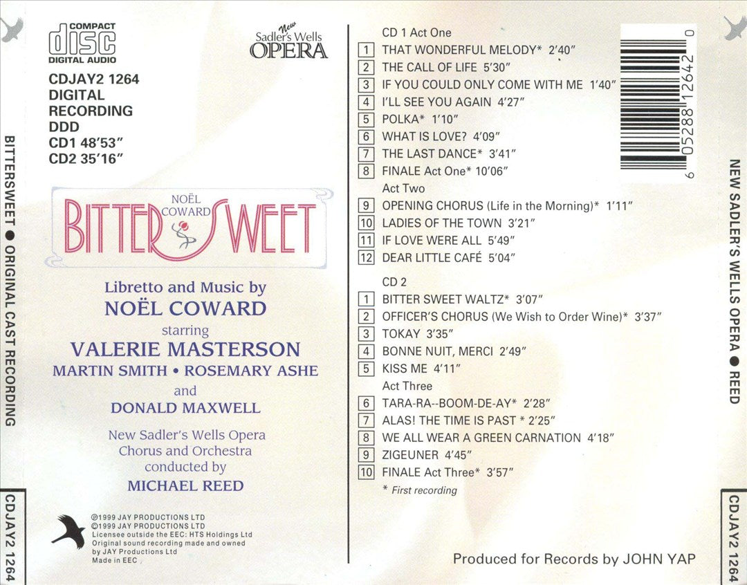 Bittersweet, Original Cast Recording cover art