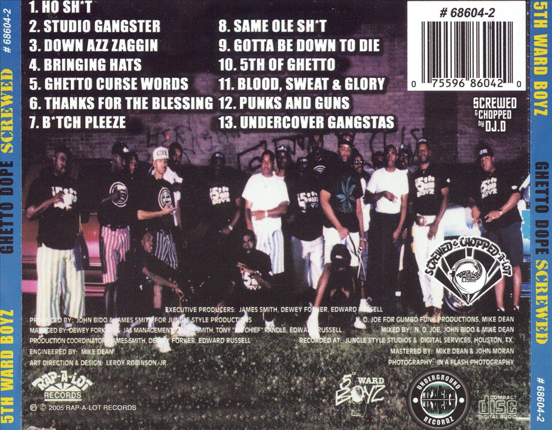 Ghetto Dope [Chopped & Screwed] cover art