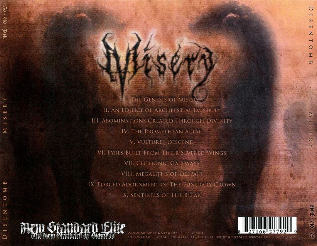 Misery cover art