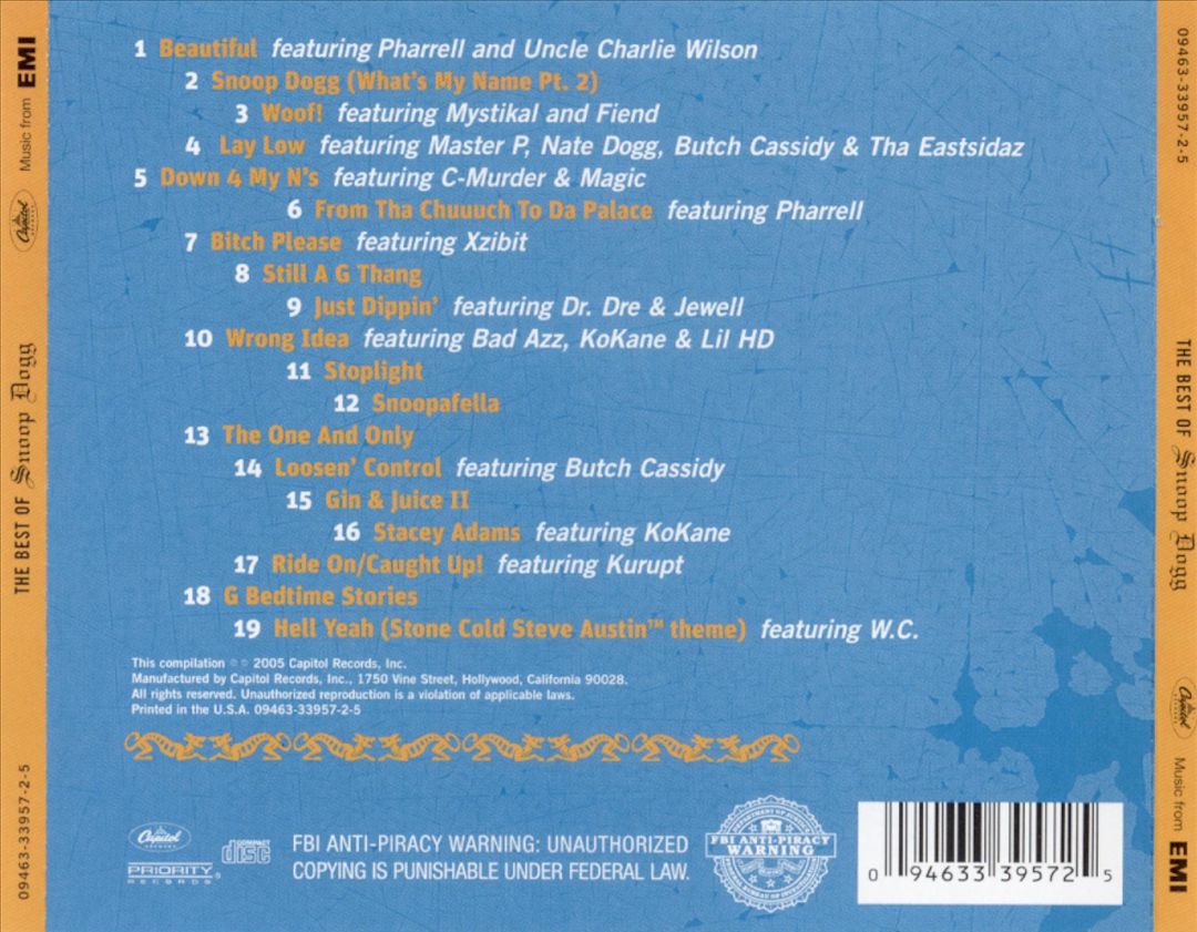 Best of Snoop Dogg cover art