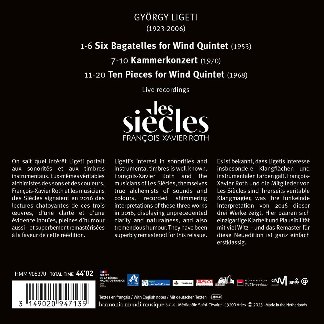 Ligeti: Kammerkonzert & Other Works cover art