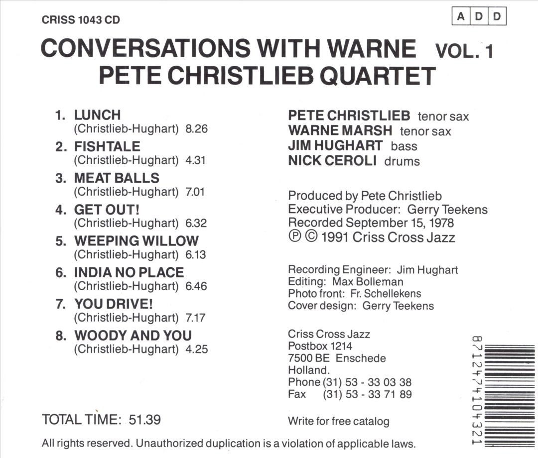 Conversations With Warne, Vol. 1 cover art