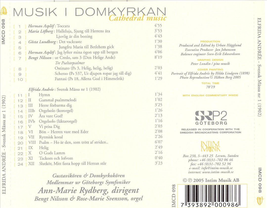 Elfridea Andrée: Svensk mässa nr. 1 cover art