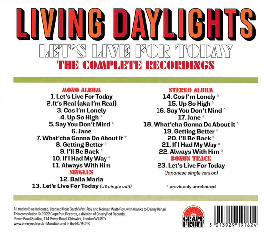 Let's Live for Today: The Complete Recordings cover art