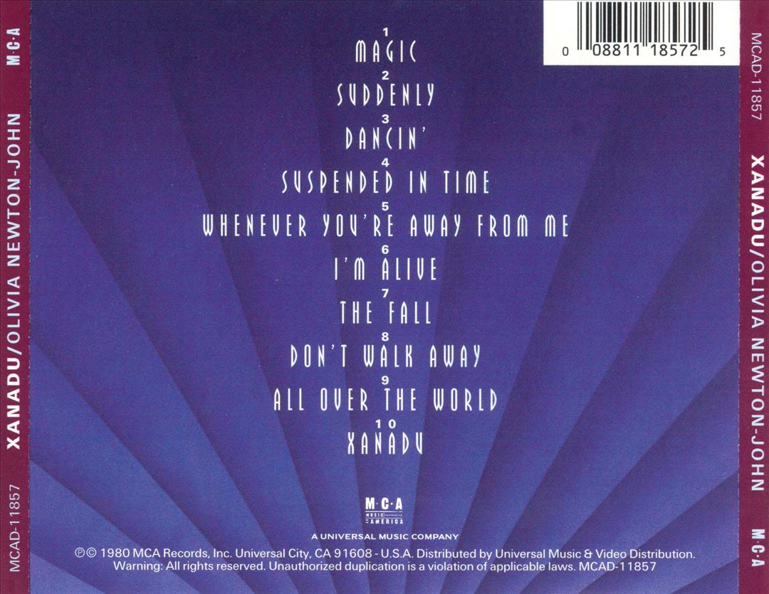Xanadu [Original Motion Picture Soundtrack] cover art